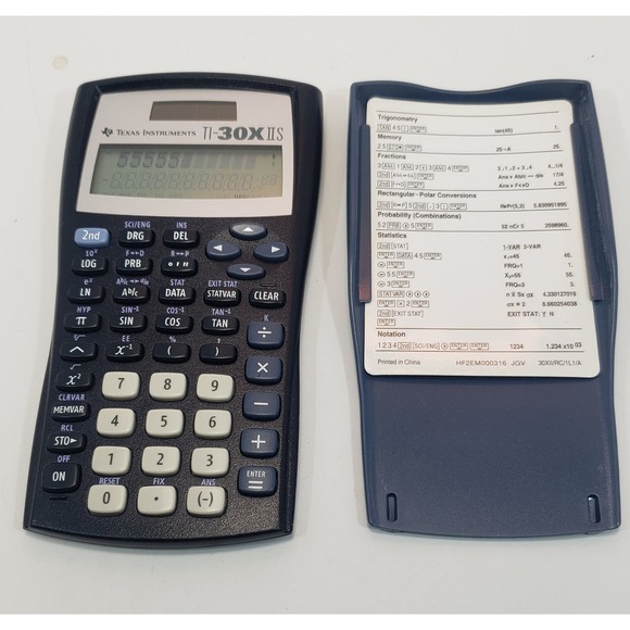 Texas Instrument TI-30X IIS Scientific Calculator TI-30XIIS Solar with Cover - Picture 4 of 6